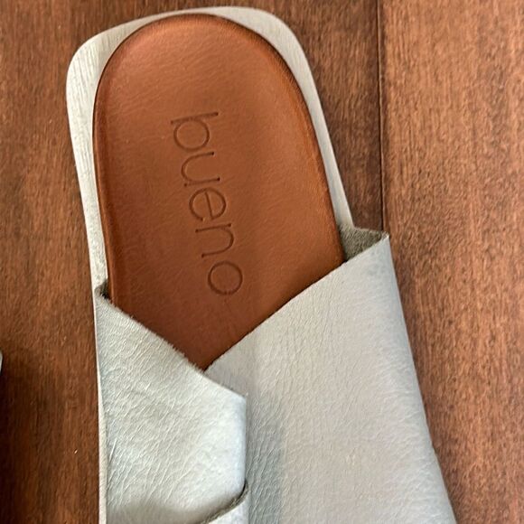 Free People Bueno Sadie Slip On Sandal Light Blue EU 40 US 10 NWOB - Picture 3 of 8